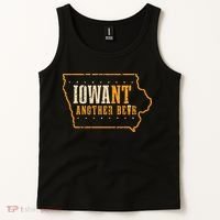 Iowa State Map I Want Another Beer Funny Drinking Tank Top thumb 2