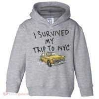 I Survived My Trip To NYC Toddler Hoodie thumb 0