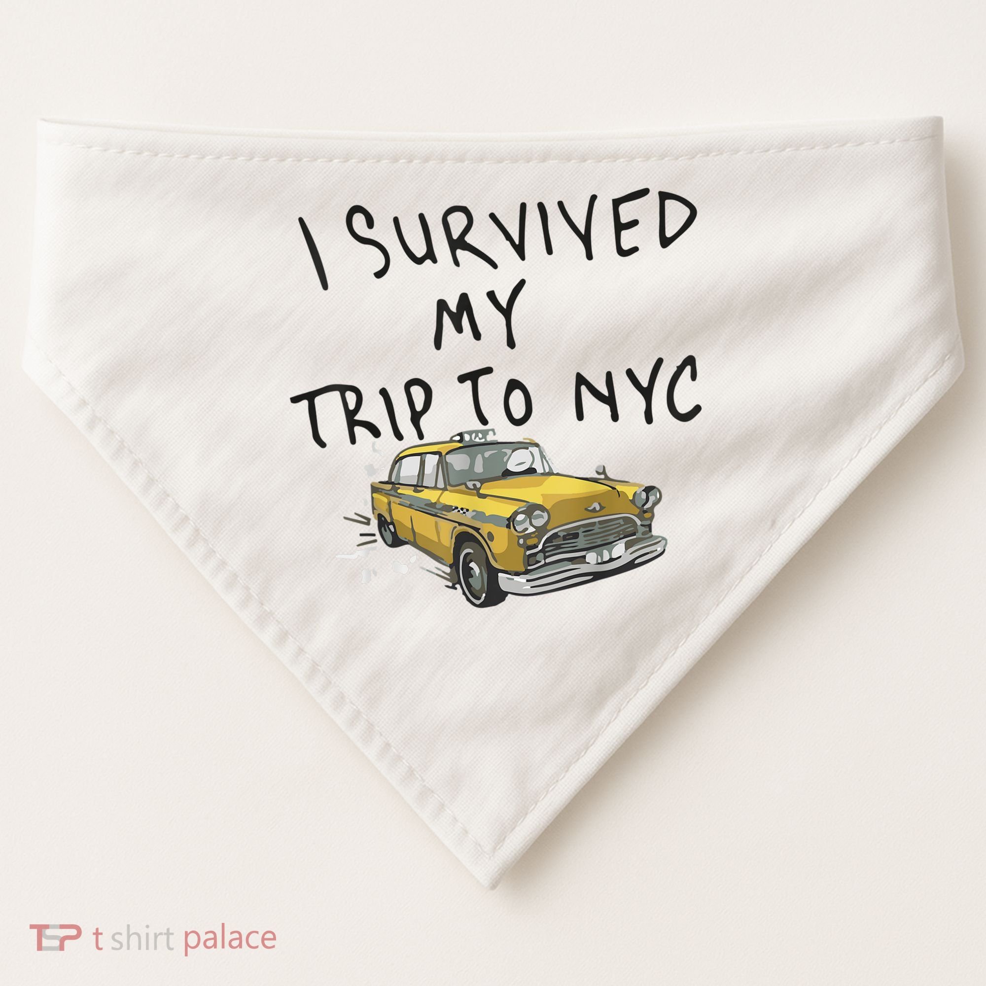 I Survived My Trip To NYC USA-Made Doggie Bandana
