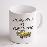 I Survived My Trip To NYC Coffee Mug thumb 1