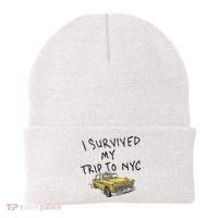 I Survived My Trip To NYC Beanie thumb 0