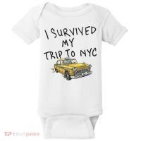 I Survived My Trip To NYC Baby Bodysuit thumb 0