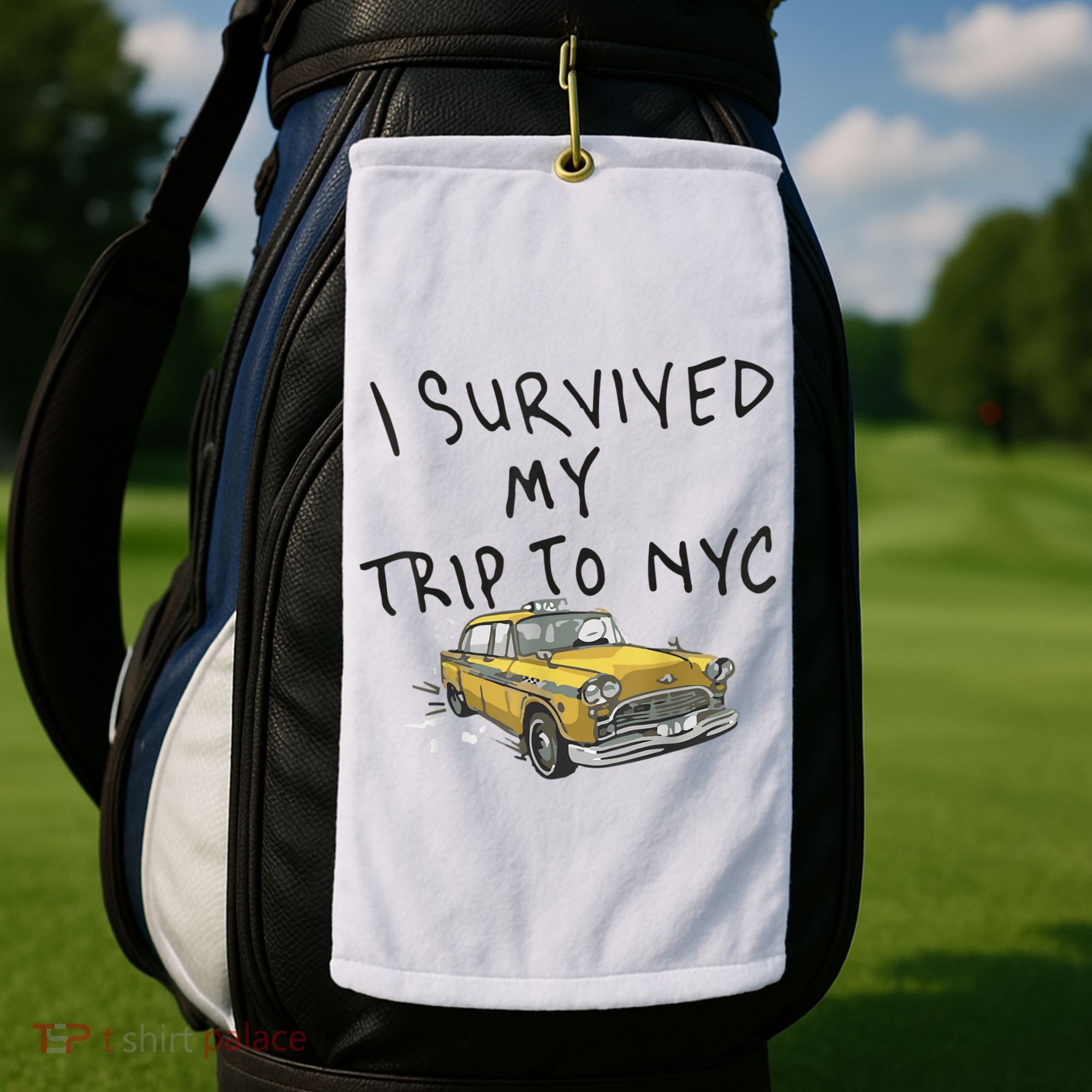 I Survived My Trip To NYC Golf Towel