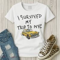 I Survived My Trip To NYC Women's T-Shirt thumb 3