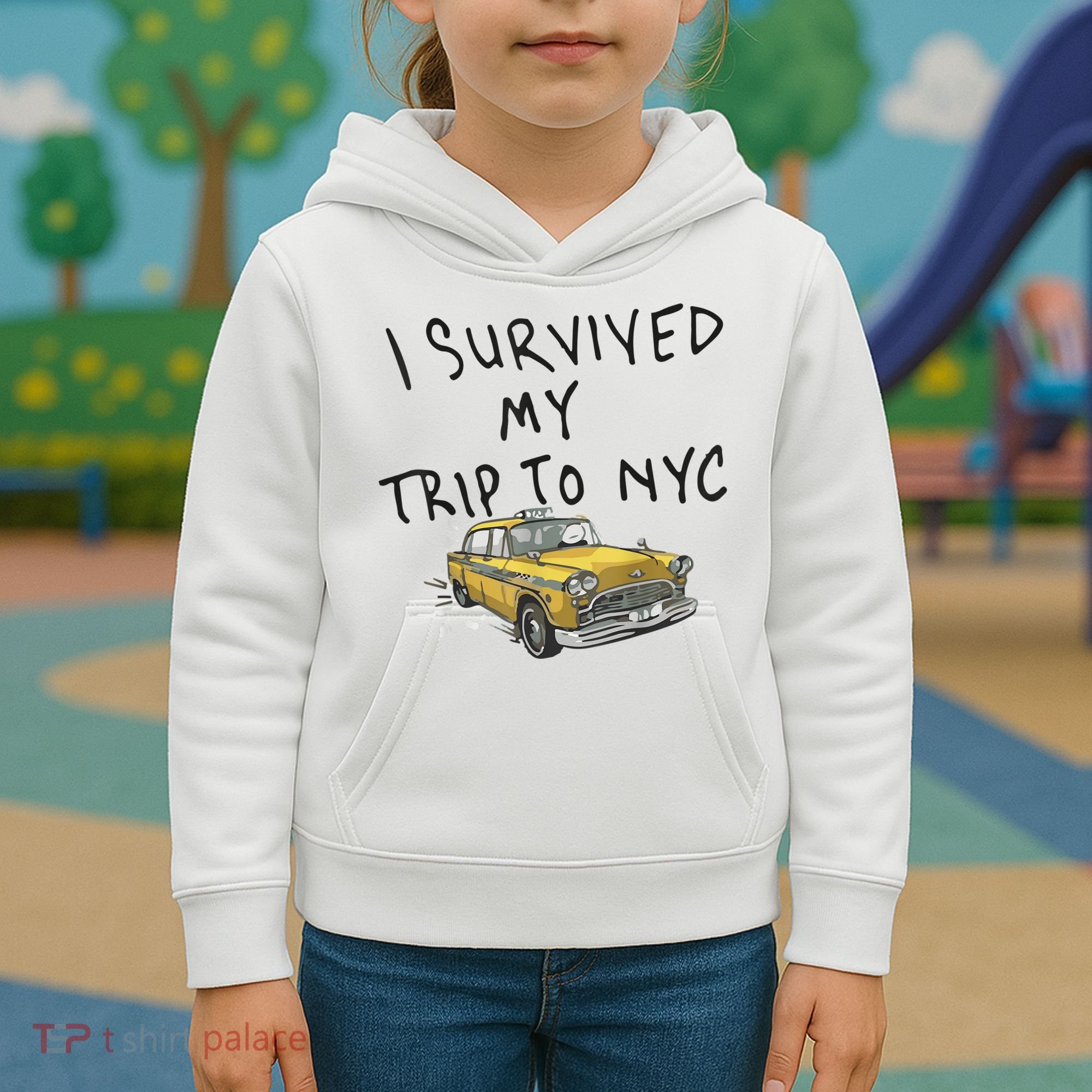 I Survived My Trip To NYC Kids Hoodie