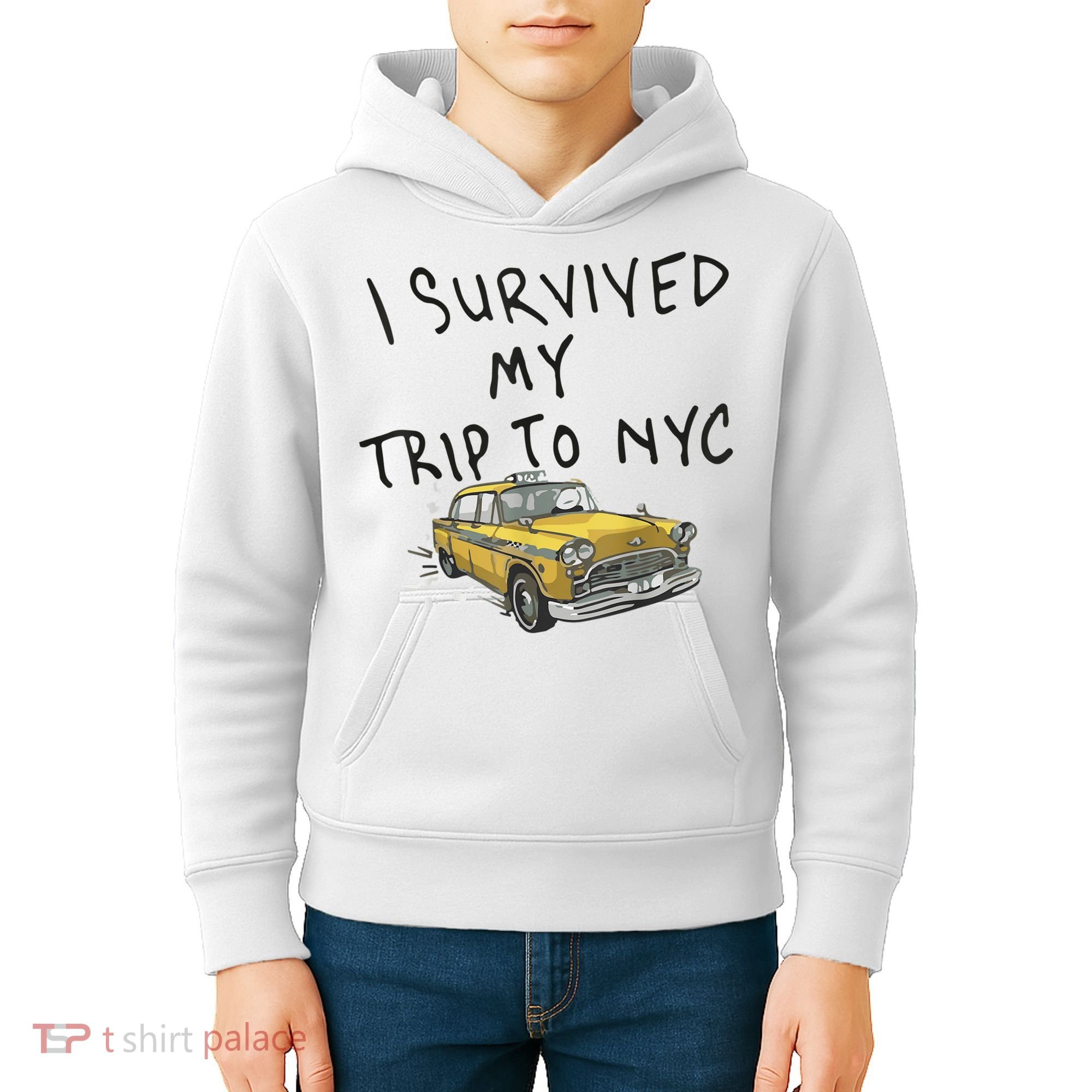 I Survived My Trip To NYC Kids Hoodie