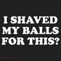 I Shaved My Balls For This Meme Golf Towel thumb 3