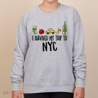 I Survived My Trip To NYC New York Bild Big Apple Women's Sweatshirt thumb 0