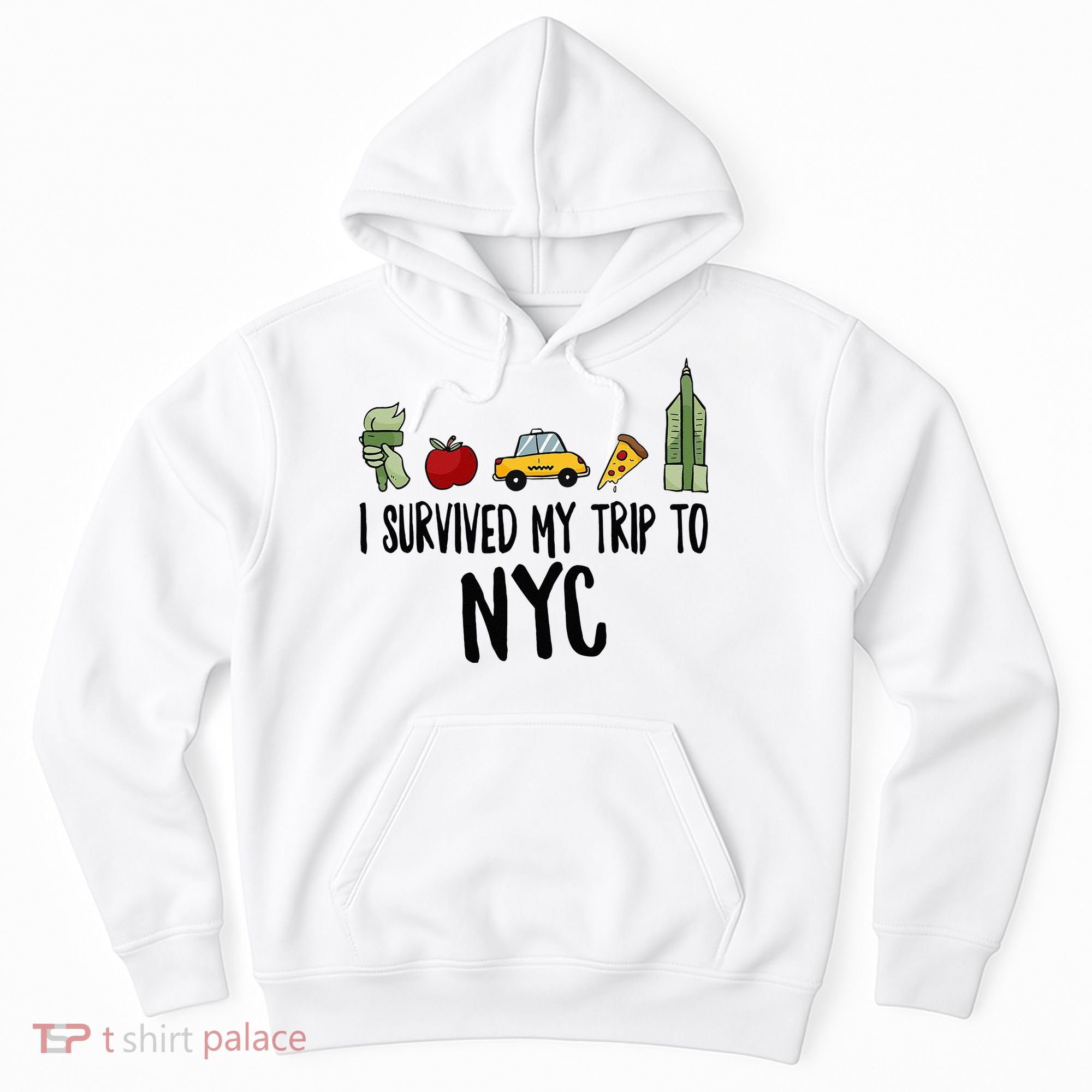 I Survived My Trip To NYC New York Bild Big Apple Hoodie