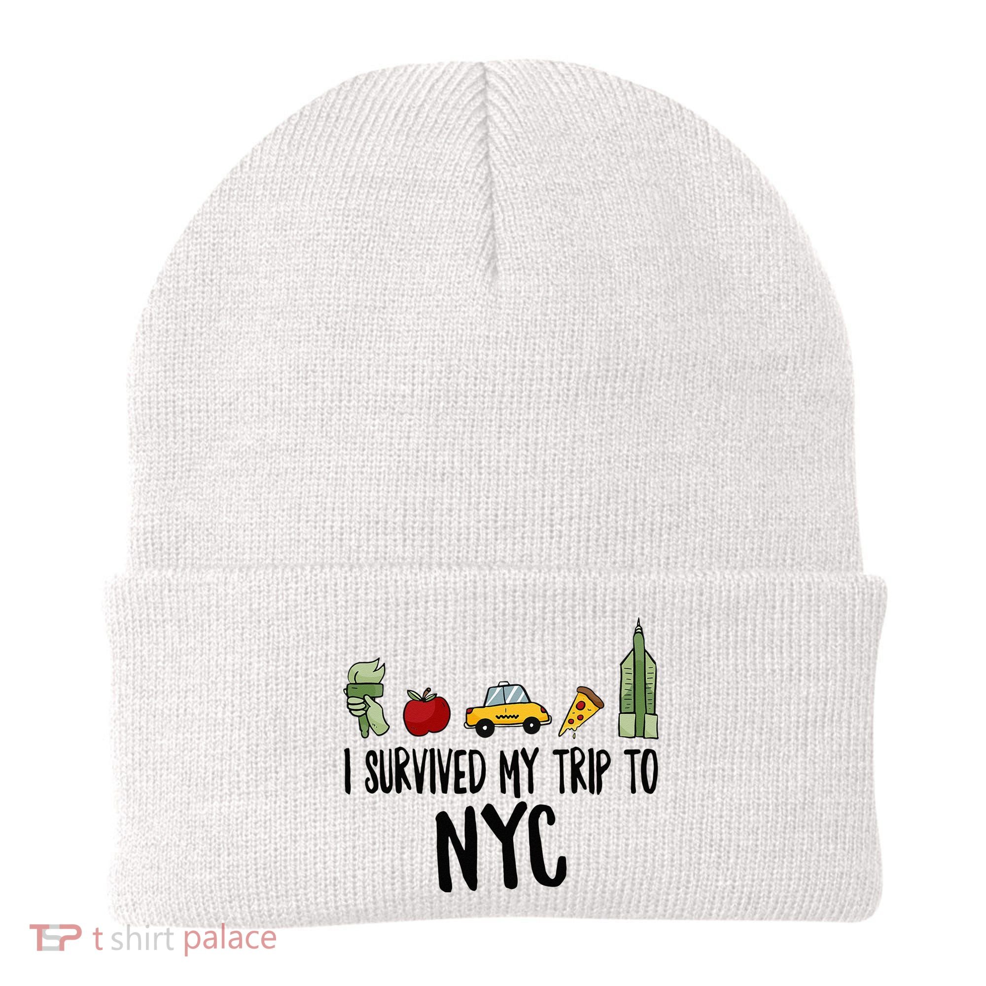 I Survived My Trip To NYC New York Bild Big Apple Beanie