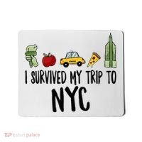 I Survived My Trip To NYC New York Bild Big Apple Mousepad thumb 0