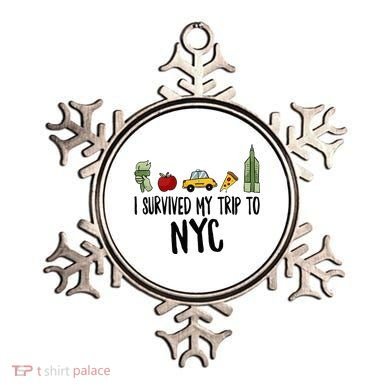 I Survived My Trip To NYC New York Bild Big Apple Ornament