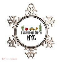 I Survived My Trip To NYC New York Bild Big Apple Ornament thumb 0