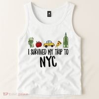 I Survived My Trip To NYC New York Bild Big Apple Tank Top thumb 2