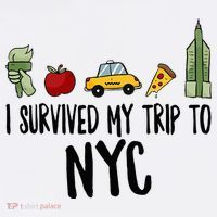 I Survived My Trip To NYC New York Bild Big Apple Women's T-Shirt thumb 6