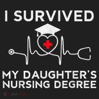 I survived My Daughter's Nursing Degree, Proud Mom Dad Nurse Hat thumb 2