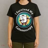 I Survived My Colonoscopy Survivor Funny Hospital Patient T-Shirt thumb 4
