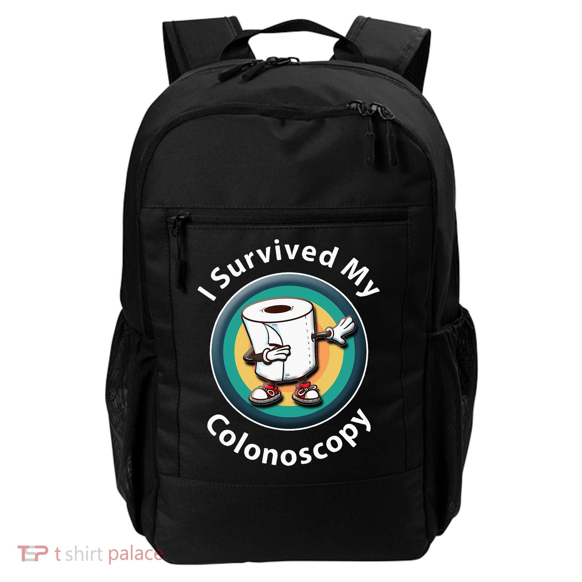 I Survived My Colonoscopy Survivor Funny Hospital Patient Backpack