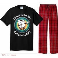 I Survived My Colonoscopy Survivor Funny Hospital Patient Pajama Set thumb 0