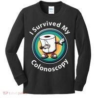 I Survived My Colonoscopy Survivor Funny Hospital Patient Kids Long Sleeve Shirt thumb 0