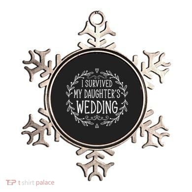I Survived My Daughter's Wedding Beautiful Bride's Dad Ornament