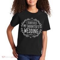 I Survived My Daughter's Wedding Beautiful Bride's Dad Kids T-Shirt thumb 2