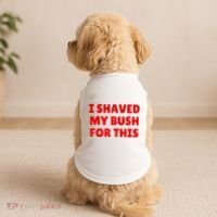 I Shaved My Bush For This Funny Pool Party Doggie Tank thumb 2