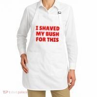 I Shaved My Bush For This Funny Pool Party Apron thumb 2