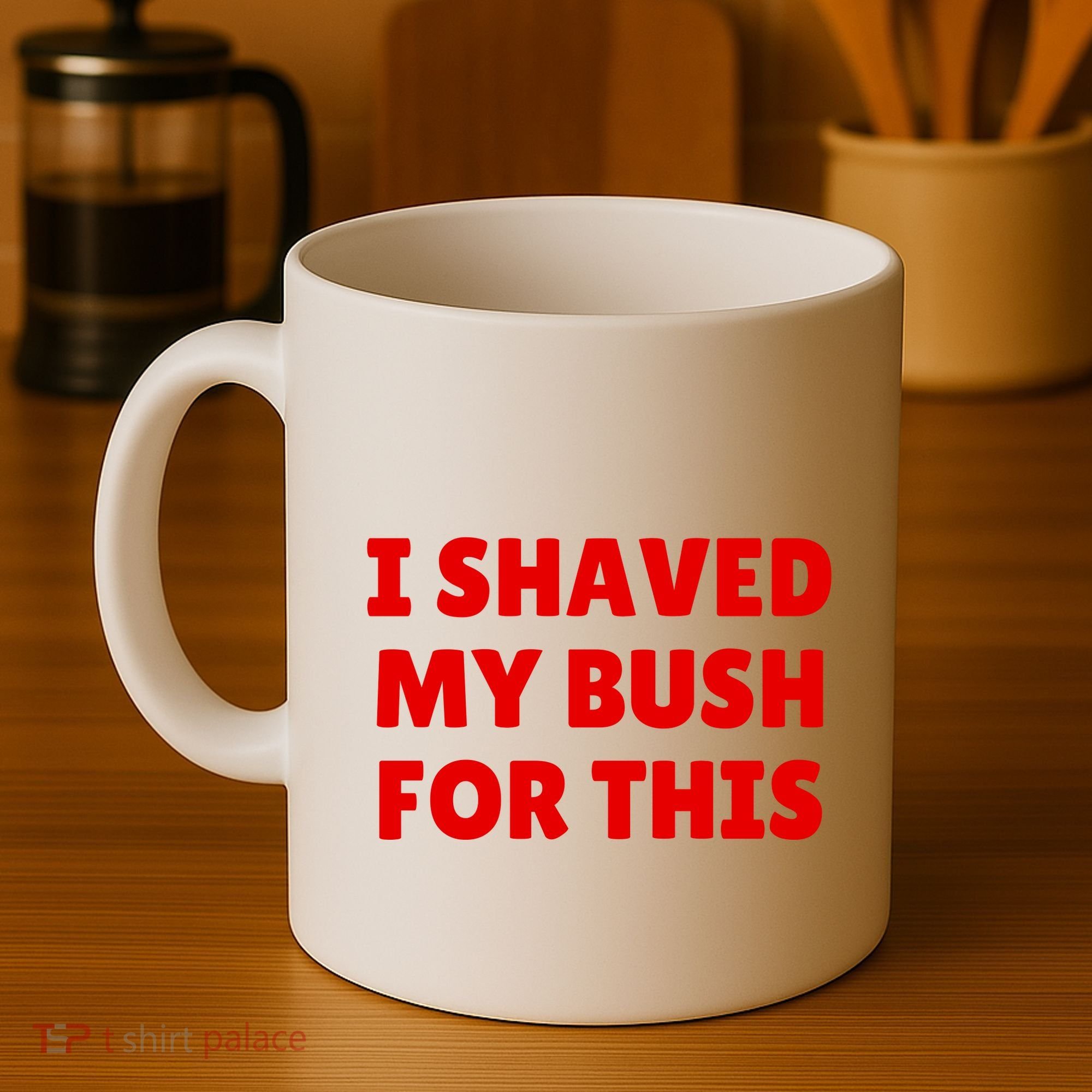 I Shaved My Bush For This Funny Pool Party Coffee Mug