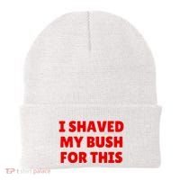 I Shaved My Bush For This Funny Pool Party Beanie thumb 0