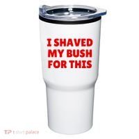 I Shaved My Bush For This Funny Pool Party Tumbler thumb 0