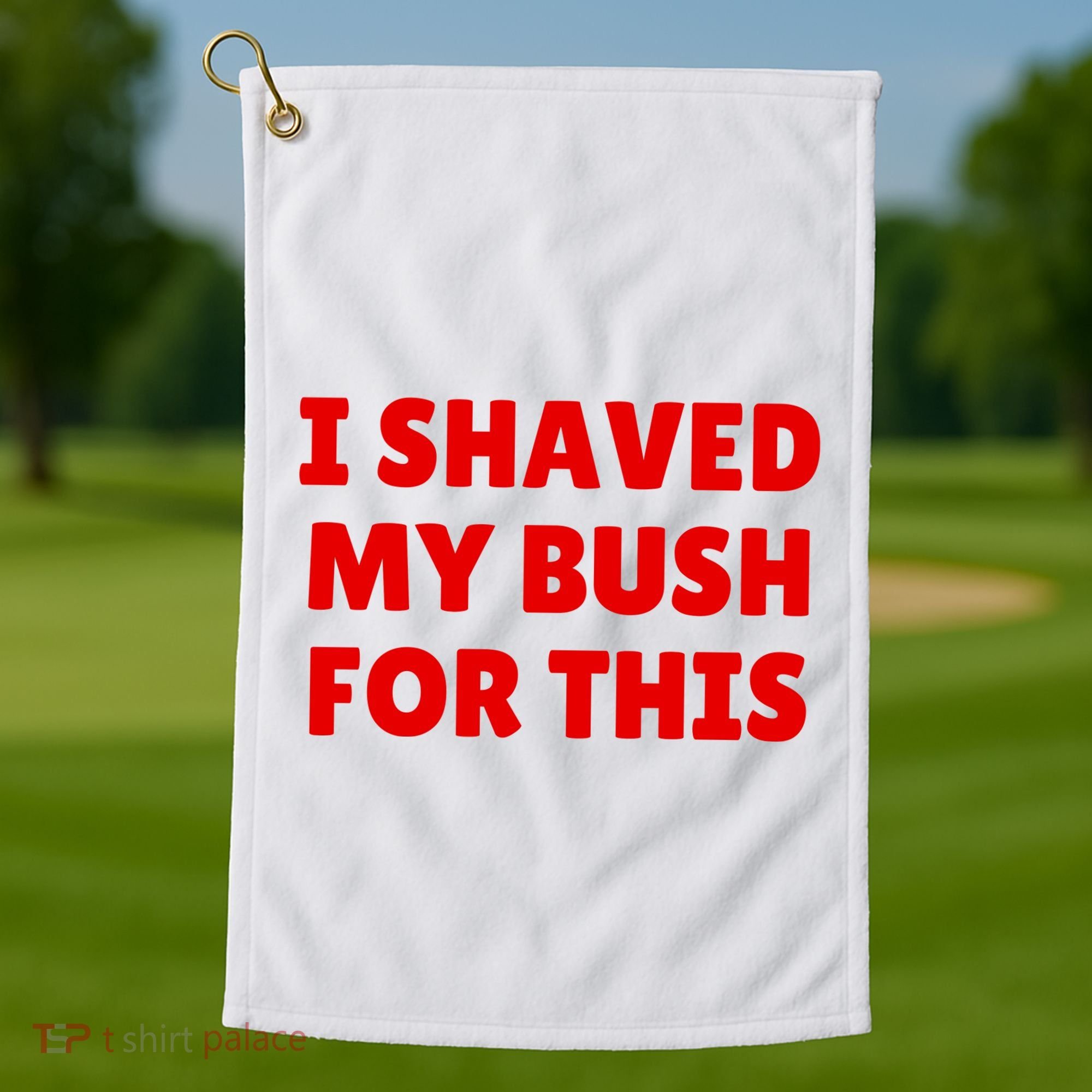 I Shaved My Bush For This Funny Pool Party Golf Towel