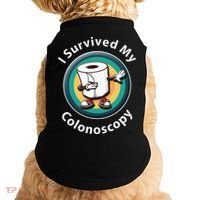 I Survived My Colonoscopy Survivor  Funny Hospital Patient  Doggie Tank thumb 0
