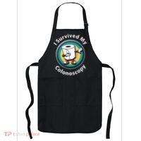 I Survived My Colonoscopy Survivor  Funny Hospital Patient  Apron thumb 0