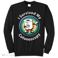 I Survived My Colonoscopy Survivor  Funny Hospital Patient  Sweatshirt thumb 0