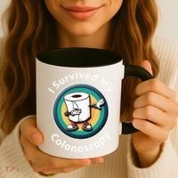 I Survived My Colonoscopy Survivor  Funny Hospital Patient  Coffee Mug thumb 3