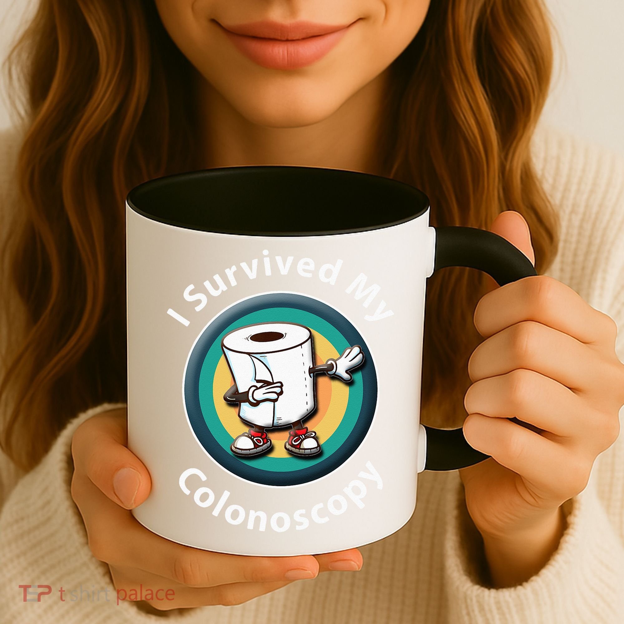 I Survived My Colonoscopy Survivor  Funny Hospital Patient  Coffee Mug