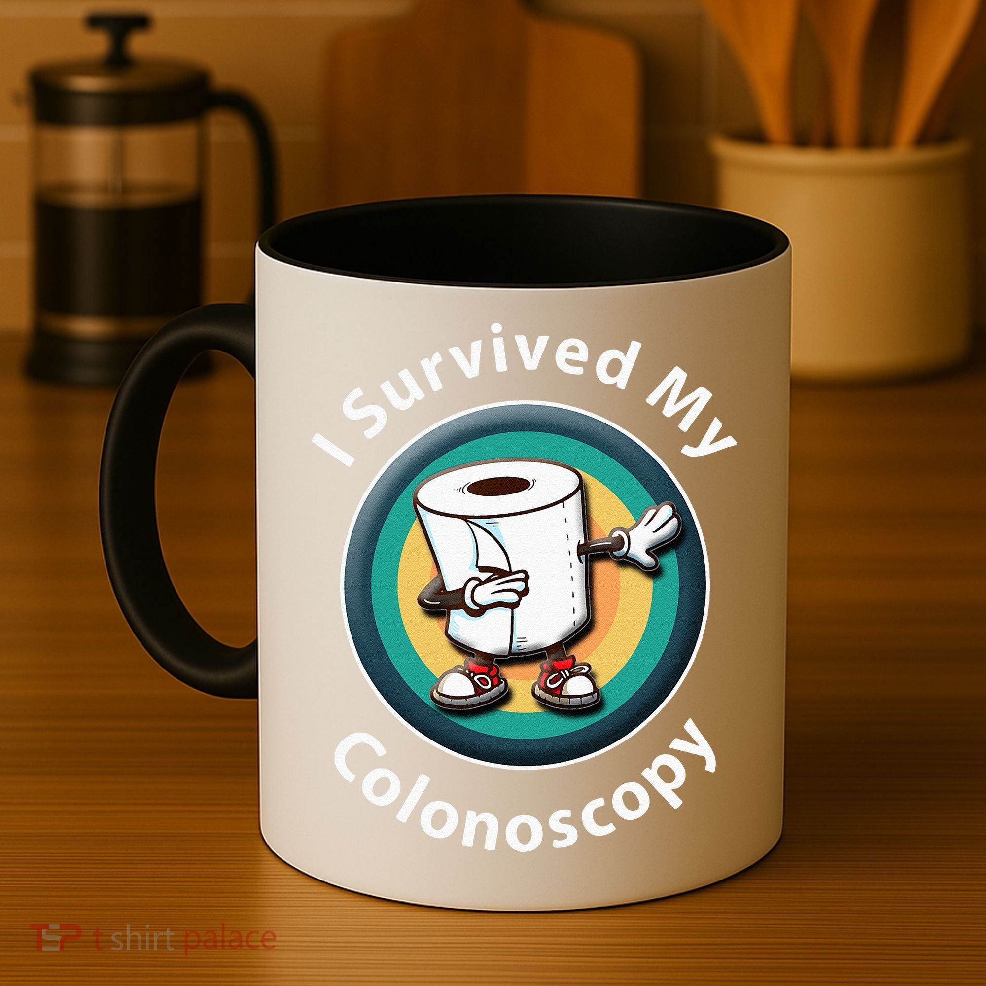 I Survived My Colonoscopy Survivor  Funny Hospital Patient  Coffee Mug