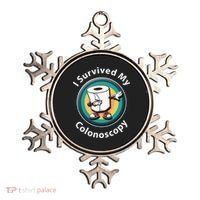 I Survived My Colonoscopy Survivor  Funny Hospital Patient  Ornament thumb 0