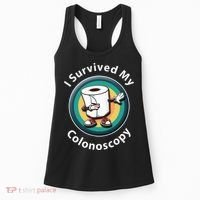 I Survived My Colonoscopy Survivor  Funny Hospital Patient  Women's Tank Top thumb 0