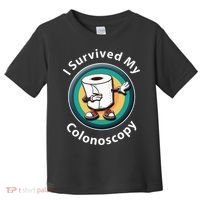 I Survived My Colonoscopy Survivor  Funny Hospital Patient  Toddler T-Shirt thumb 0