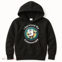 I Survived My Colonoscopy Survivor  Funny Hospital Patient  Kids Hoodie thumb 0
