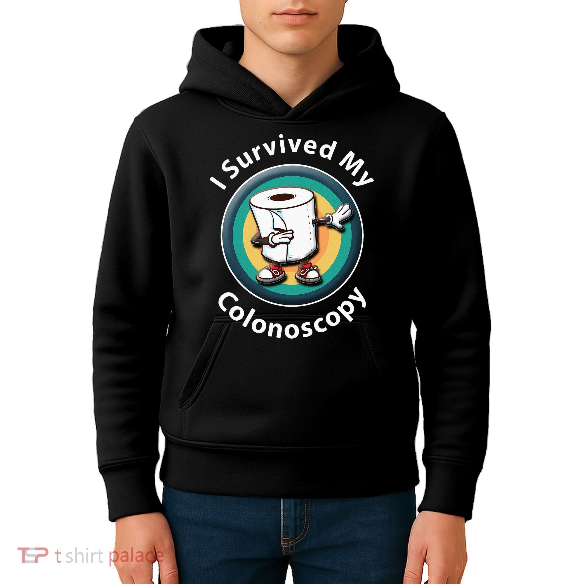I Survived My Colonoscopy Survivor  Funny Hospital Patient  Kids Hoodie