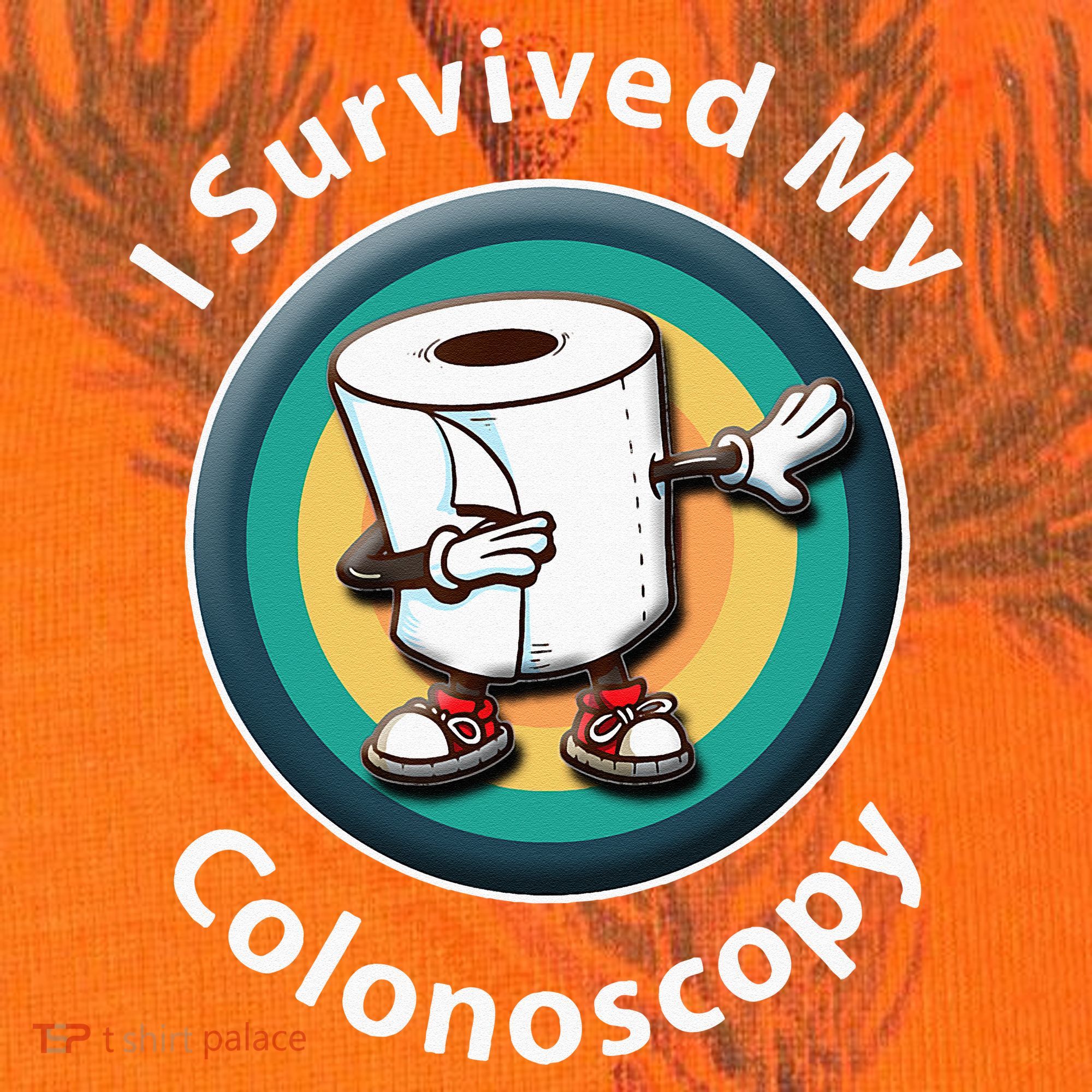 I Survived My Colonoscopy Survivor  Funny Hospital Patient  Kati Licensed 12" Camo Cuffed Beanie