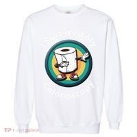 I Survived My Colonoscopy Survivor  Funny Hospital Patient  Garment-Dyed Sweatshirt thumb 0