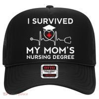 I Survived My Moms Nursing Degree Proud Son Daughter Nurse Hat thumb 0