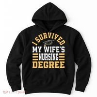 I Survived My Wife’s Nursing Degree CNA LPN Nurse Hoodie thumb 0