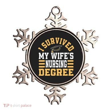 I Survived My Wife’s Nursing Degree CNA LPN Nurse Ornament