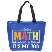I Solve Math Problems Like ItS My Job Funny Back To School Meaningful Gift Tote Bag thumb 0