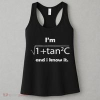 I'm Sexy Math Humor I'm Sec C And I Know It Mathematics Love Women's Tank Top thumb 3